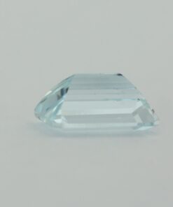 Loose Emerald Cut Genuine Natural Aquamarine Gemstone Semi Precious March Birthstone Down