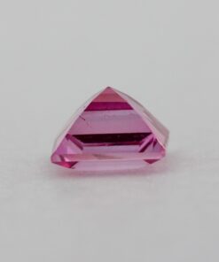 Loose Princess Cut Genuine Natural Pink Topaz Gemstone Semi Precious October Birthstone Down