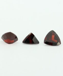 Loose Trillion Cut Genuine Natural Garnet Gemstone Semi Precious January Birthstone Group