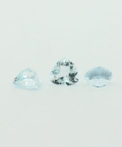 Loose Trillion Cut Genuine Natural Aquamarine Gemstone Semi Precious March Birthstone Group