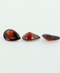 Loose Pear Cut Genuine Natural Garnet Gemstone Semi Precious January Birthstone Group