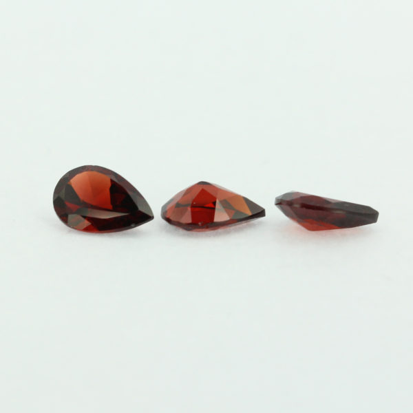 Loose Pear Cut Genuine Natural Garnet Gemstone Semi Precious January Birthstone Group