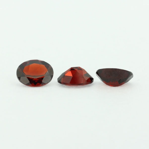 Loose Oval Cut Genuine Natural Garnet Gemstone Semi Precious January Birthstone Group