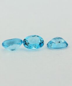 Loose Oval Cut Genuine Natural Blue Topaz Gemstone Semi Precious November Birthstone Group