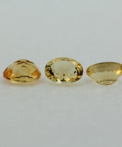 Loose Oval Cut Genuine Natural Citrine Gemstone Semi Precious November Birthstone Group