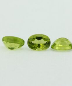 Loose Oval Cut Genuine Natural Peridot Gemstone Semi Precious August Birthstone Group