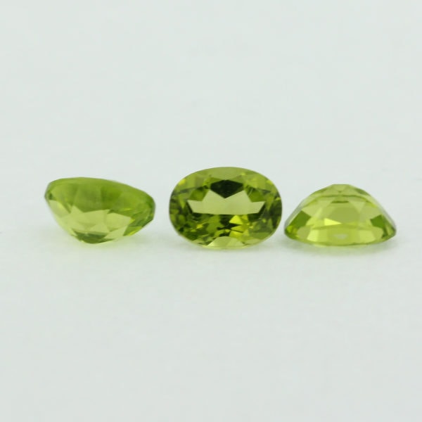 Loose Oval Cut Genuine Natural Peridot Gemstone Semi Precious August Birthstone Group