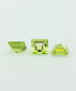 Loose Princess Cut Genuine Natural Peridot Gemstone Semi Precious August Birthstone Group