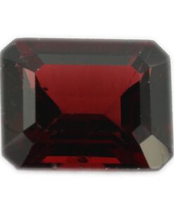 Loose Emerald Cut Genuine Natural Garnet Gemstone Semi Precious January Birthstone