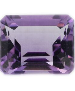 Loose Emerald Cut Genuine Natural Amethyst Gemstone Semi Precious February Birthstone