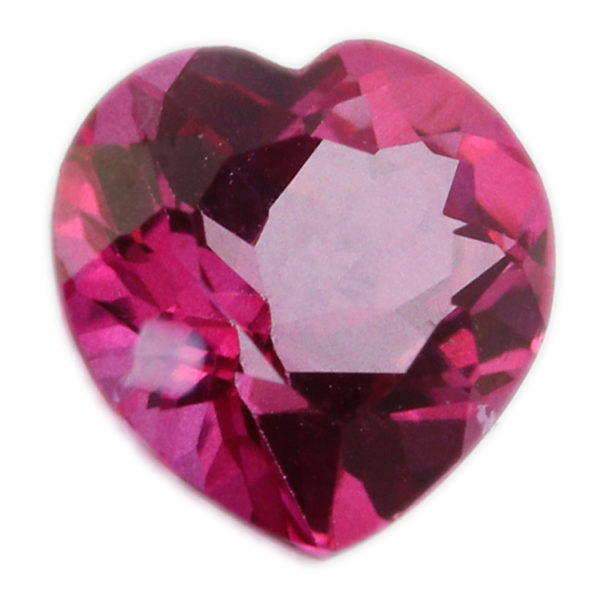 Loose Heart Shape Genuine Natural Pink Topaz Gemstone Semi Precious October Birthstone