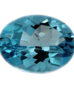 Loose Oval Cut Genuine Natural Blue Topaz Gemstone Semi Precious November Birthstone