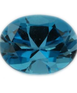 Loose Oval Cut Genuine Natural Blue Zircon Gemstone Semi Precious December Birthstone