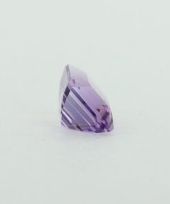 Loose Emerald Cut Genuine Natural Amethyst Gemstone Semi Precious February Birthstone Back B