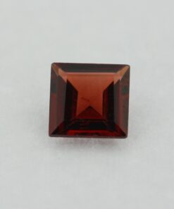 Loose Princess Cut Genuine Natural Garnet Gemstone Semi Precious January Birthstone Front S