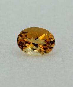 Loose Oval Cut Genuine Natural Citrine Gemstone Semi Precious November Birthstone Front S