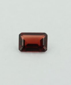 Loose Emerald Cut Genuine Natural Garnet Gemstone Semi Precious January Birthstone Front S