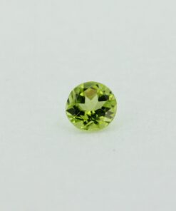 Loose Round Cut Genuine Natural Peridot Gemstone Semi Precious August Birthstone Front S