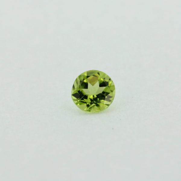 Loose Round Cut Genuine Natural Peridot Gemstone Semi Precious August Birthstone Front S