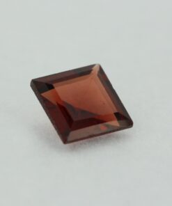 Loose Princess Cut Genuine Natural Garnet Gemstone Semi Precious January Birthstone Side S