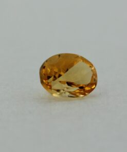 Loose Oval Cut Genuine Natural Citrine Gemstone Semi Precious November Birthstone Side S