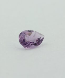 Loose Pear Cut Genuine Natural Amethyst Gemstone Semi Precious February Birthstone Side S