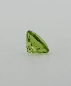 Loose Round Cut Genuine Natural Peridot Gemstone Semi Precious August Birthstone Back S