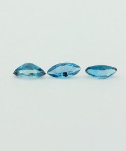 Loose Marquise Cut Genuine Natural Blue Zircon Gemstone Semi Precious December Birthstone Group S