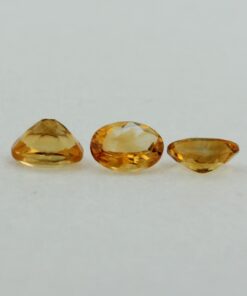 Loose Oval Cut Genuine Natural Citrine Gemstone Semi Precious November Birthstone Group S