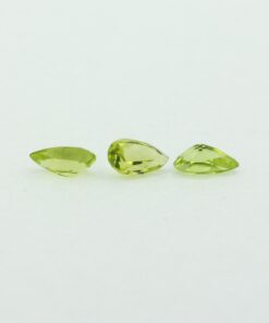 Loose Pear Cut Genuine Natural Peridot Gemstone Semi Precious August Birthstone Group S