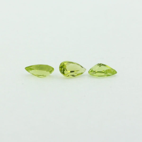 Loose Pear Cut Genuine Natural Peridot Gemstone Semi Precious August Birthstone Group S