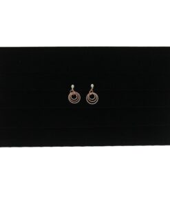 Black Velvet 45 Pair Earring Jewelry Display Holder Velvet Easel Earring Pad