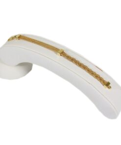 White Faux Leather Single Bracelet Jewelry Display Holder Elevated Ramp Stand