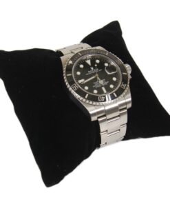 Black Velvet Pillow Jewelry Display Holder Bracelet Watch Showcase Cushion