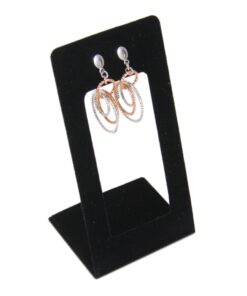 Black Velvet One Pair Earring Jewelry Display Holder Dangling Earring Stand