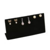 Black Velvet 3 Pair Earring Jewelry Display Holder Showcase Organizer Stand