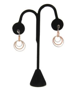 Black Velvet Earring Jewelry Display Holder Large Fancy Tree Style Stand