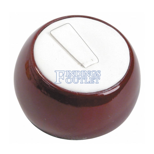 Rosewood White Faux Leather Single Ring Jewelry Display Holder Round Stand Ramp Angle