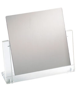 Countertop Adjustable Frosted Acrylic Frame Glass Mirror Retail Jewelry Makeup