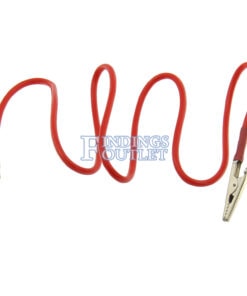 Lead Alligator Clips Red Extended