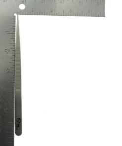 Dumont Fine Point Stainless Steel Diamond Tweezer Measurement