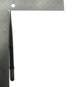 Dumont Medium Point Locking Black Stainless Steel Diamond Tweezer Measurement