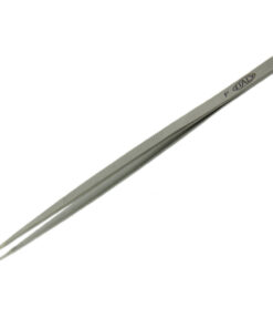 Grooved Stainless Steel Fine Point Italian Diamond Tweezer