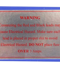 30 Amp Rhodium Electroplating Rectifier Machine Warning