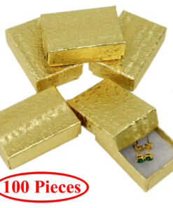 2" x 1.25" Gold Cotton Filled Gift Box