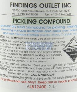 Pro-Craft Pickling Compound Label