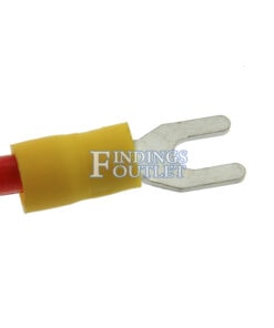 Lead Alligator Clips Red Spade