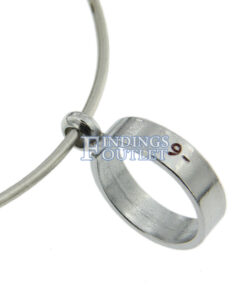 Wide Finger Ring Sizer Gauge Measures Sizes 1-15 Zoom