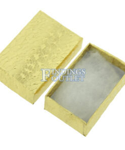 2" x 1.25" Gold Cotton Filled Gift Box Empty