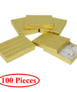 5.5" x 4" Gold Cotton Filled Gift Box